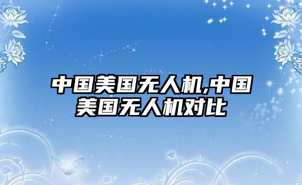 中國美國無人機,中國美國無人機對比
